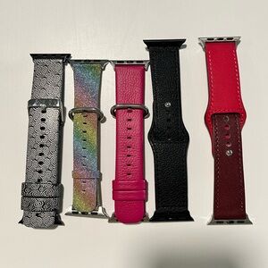 Apple Watch bands (faux leather)